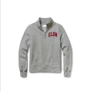 Elon University Gray Quarter-Zip